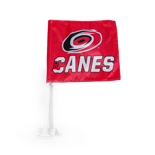 Wincraft Red Canes Car Flag