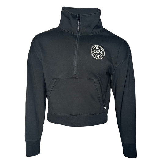 47 Brand Ladies Black Loop Forward Pullover