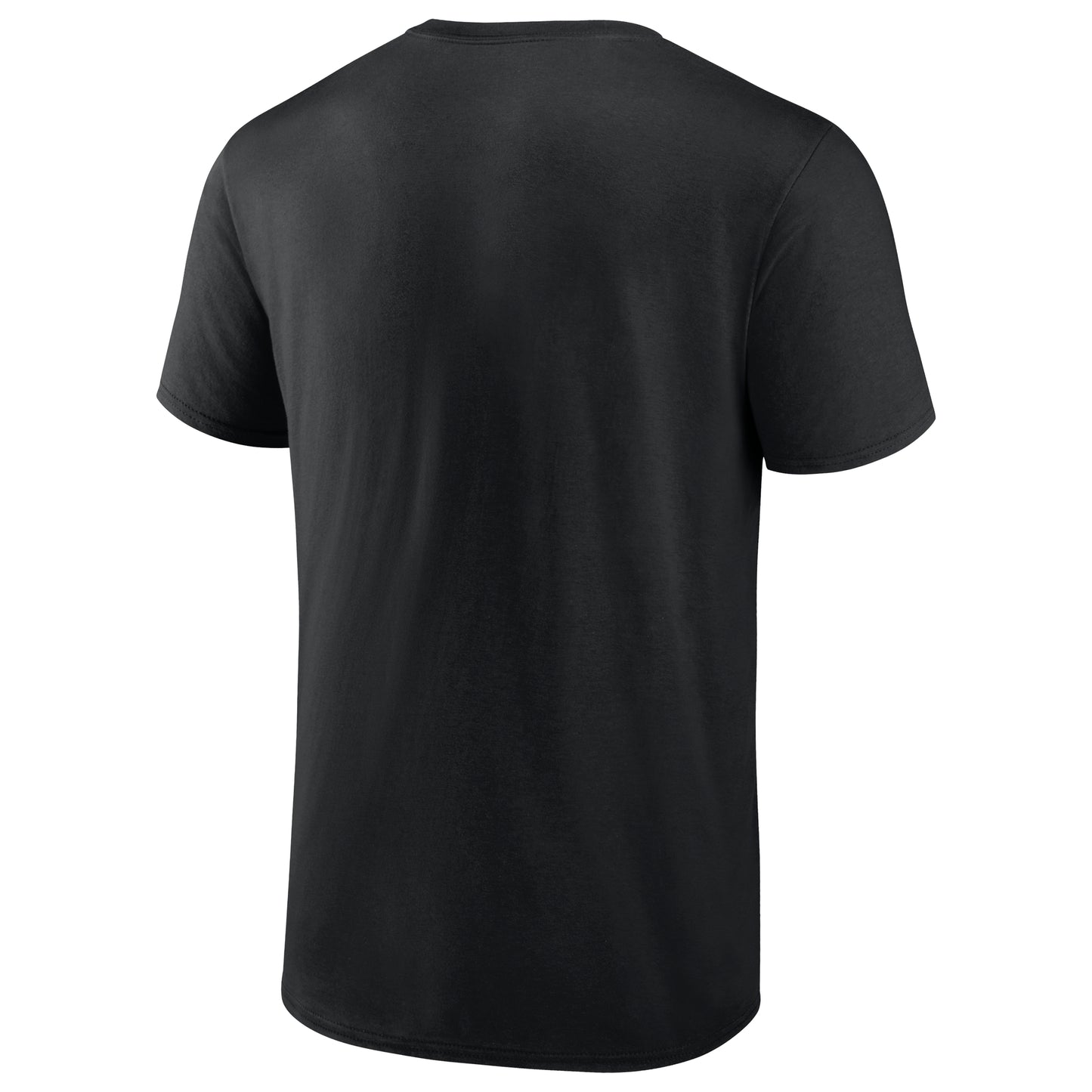 Back: Black tee, no design on back