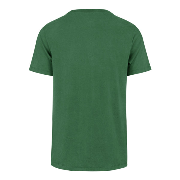 Back: Green tee, no design on back