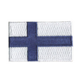 velcro patch of the Finnish National Flag