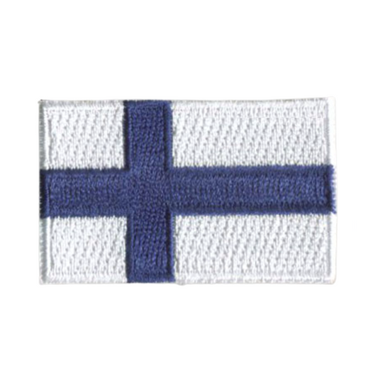 velcro patch of the Finnish National Flag