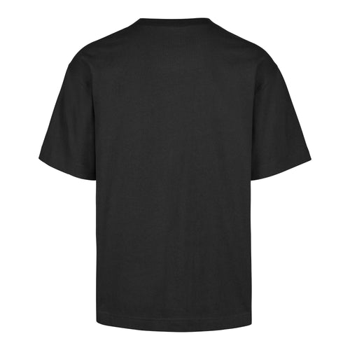 Back: Black tee, no design on back