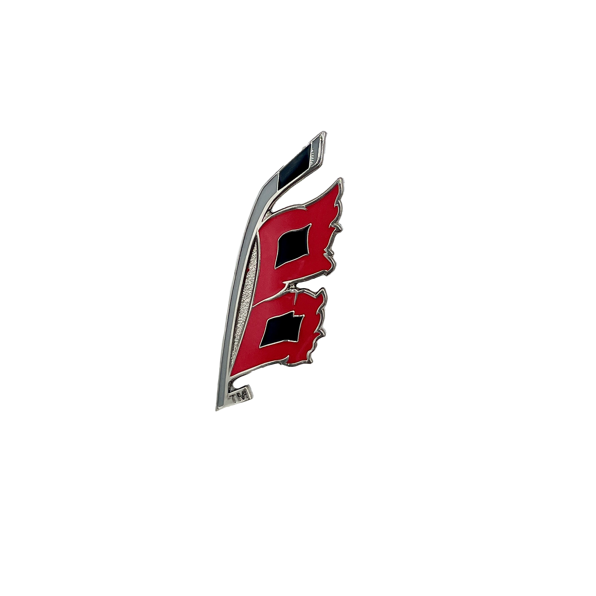 Lapel pin of the Hurricanes flags logo