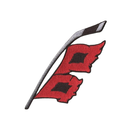 velcro patch of the Hurricanes Flags logo