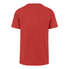 Back: Red tee