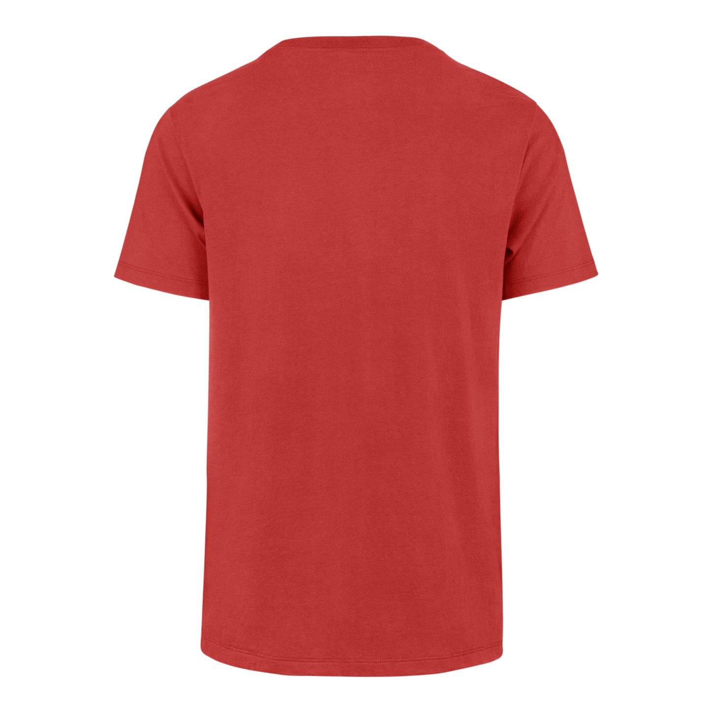 Back: Red tee