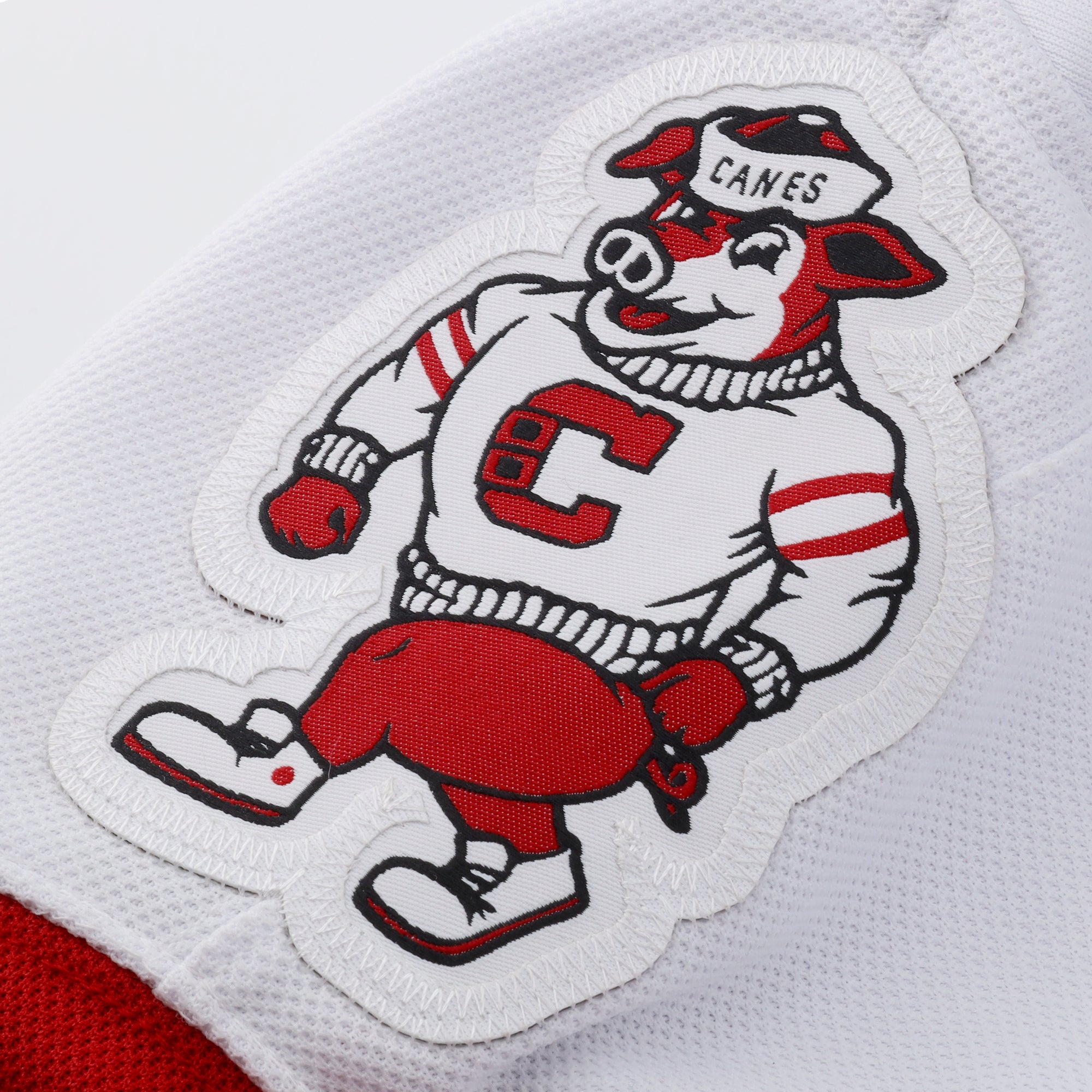 Close up of 'Struttin' Stormy' patch on right shoulder