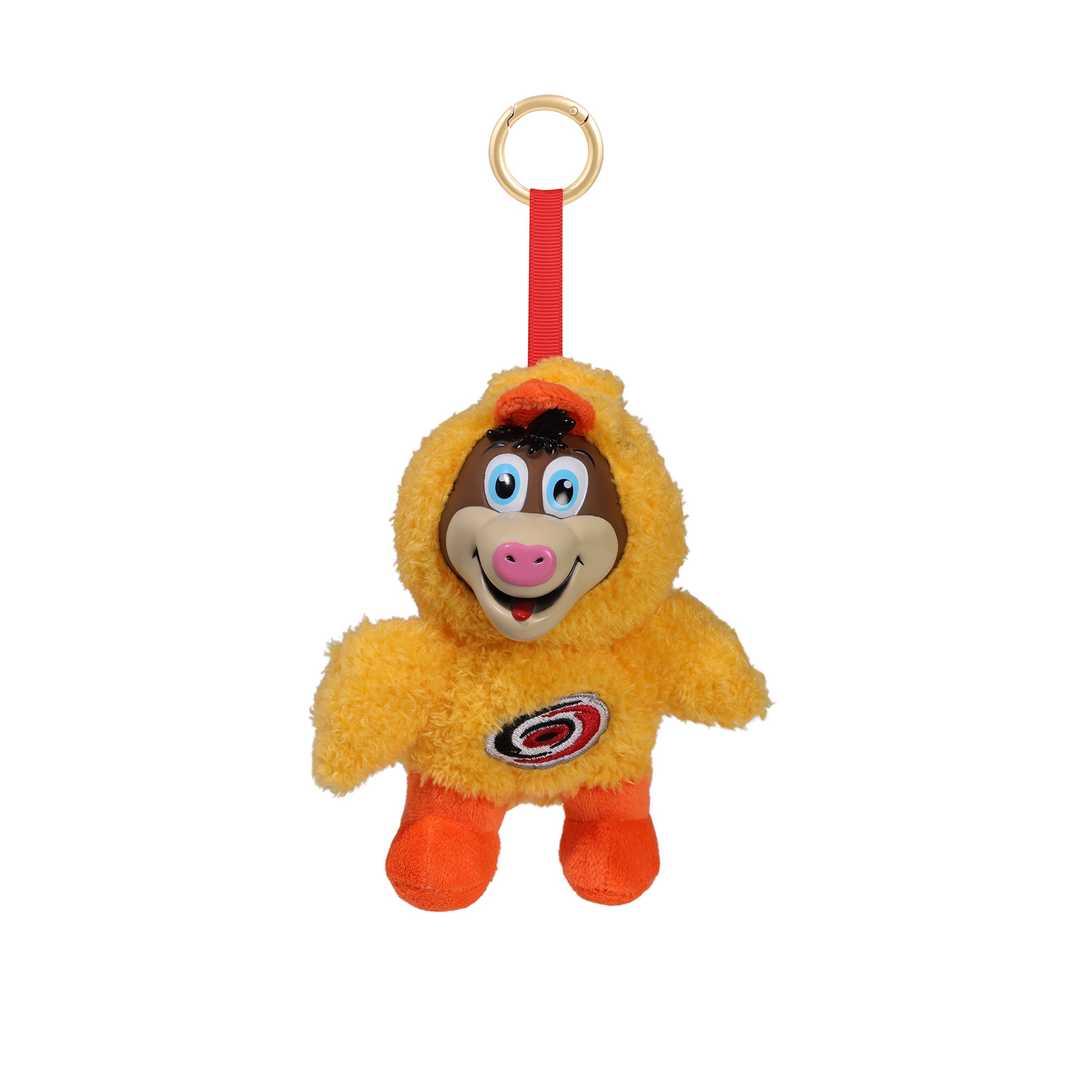 FOOCOO keychain of Stormy dressed as a duck, Primary logo on front
