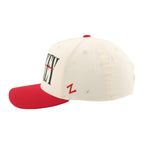Left: Red 'z' Zephyr logo on left side