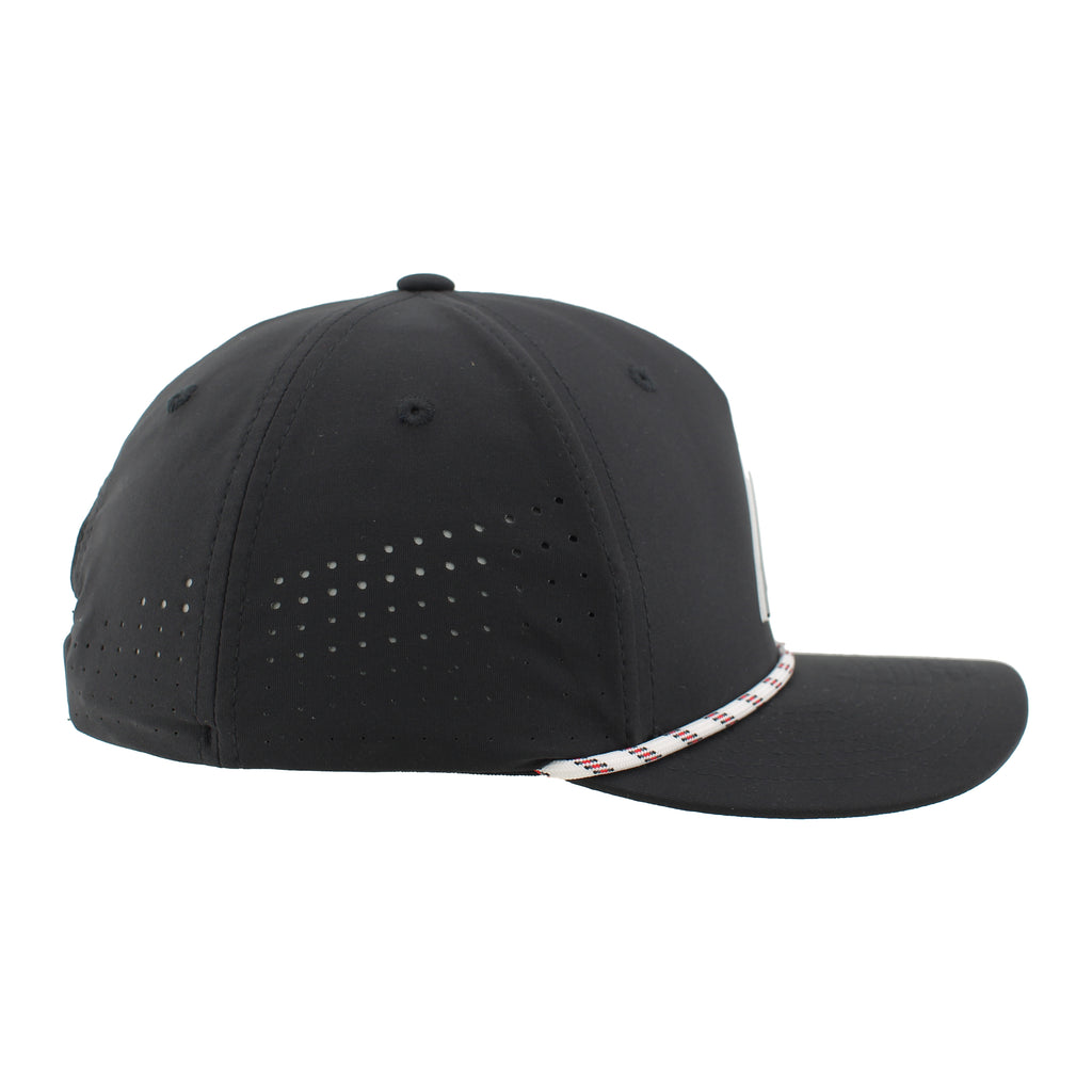 Right: Visual of texture on back-half of hat