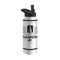 Water bottle with black top, 2026 Stanley Cup Champions logo