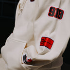 BroDenim Cream Patch Hood