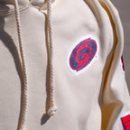 BroDenim Cream Patch Hood