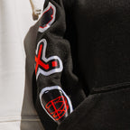 BroDenim Youth Black Patch Hood