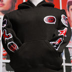 BroDenim Youth Black Patch Hood