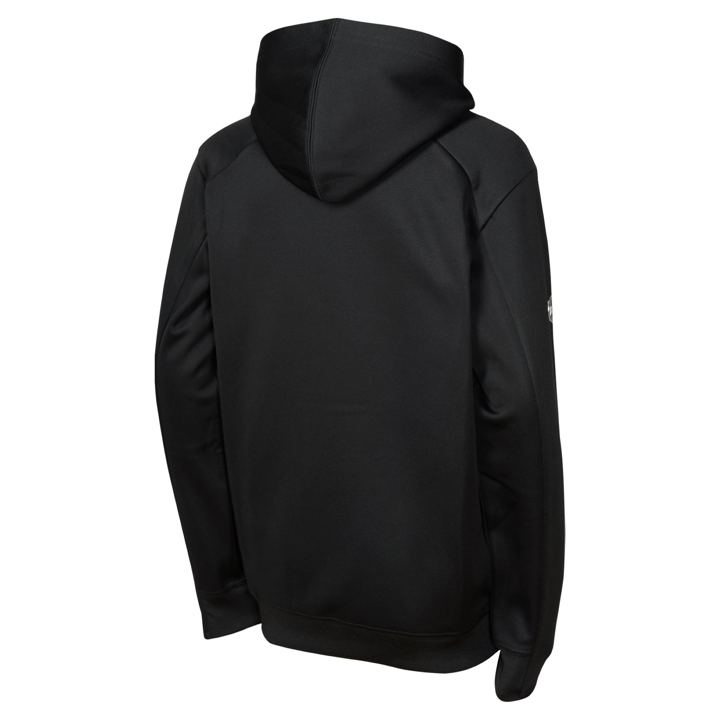 Back: Black hoodie, Fanatics logo on left sleeve, NHL Shield on right sleeve