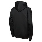Back: Black hoodie, Fanatics logo on left sleeve, NHL Shield on right sleeve