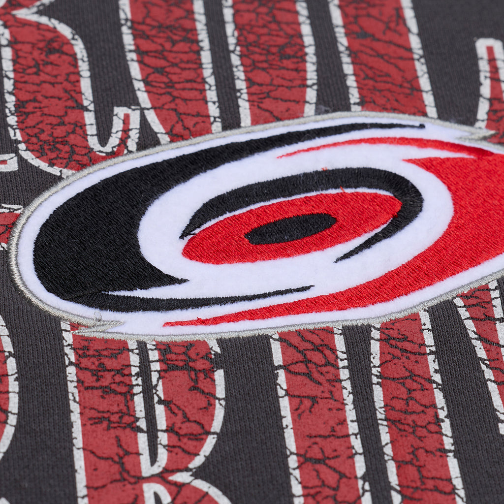 Close up on the detail of the Primary logo on the front artwork