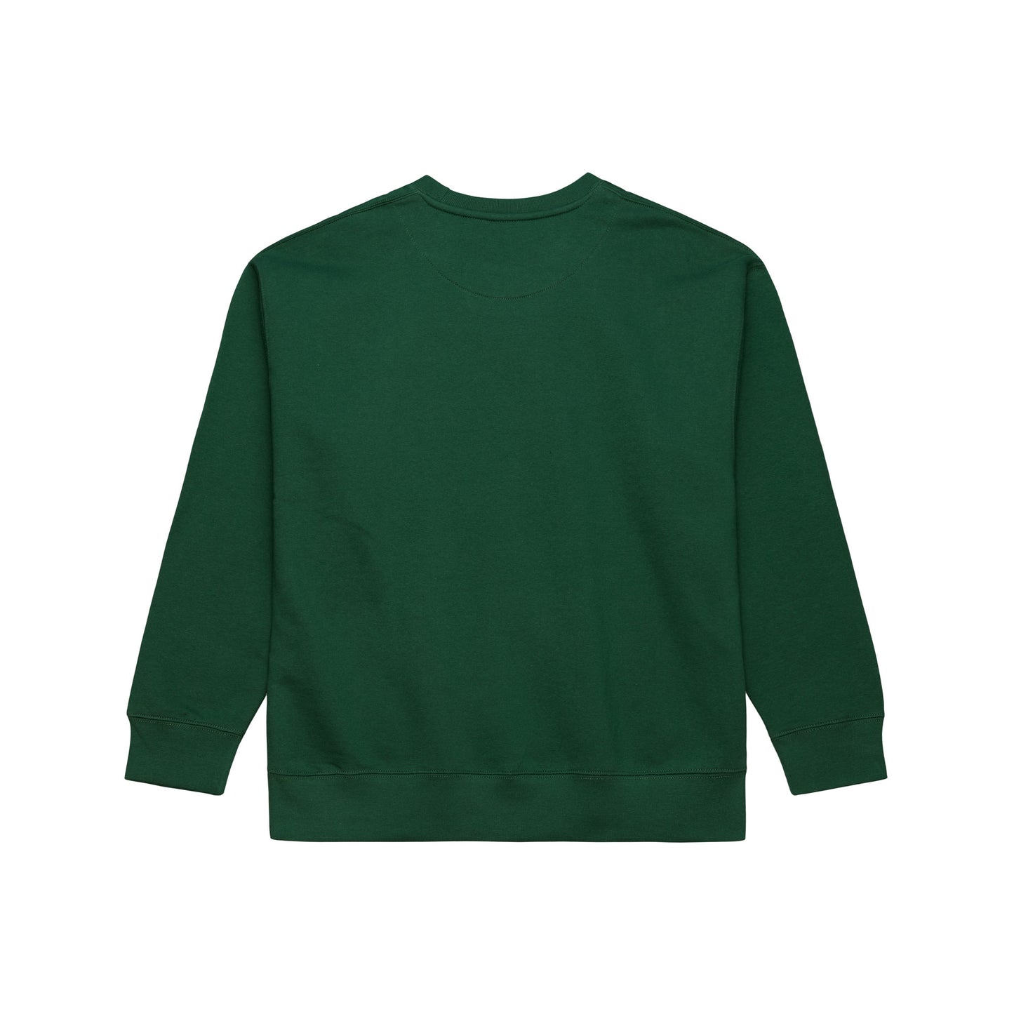 Back: Green crew, no design on back