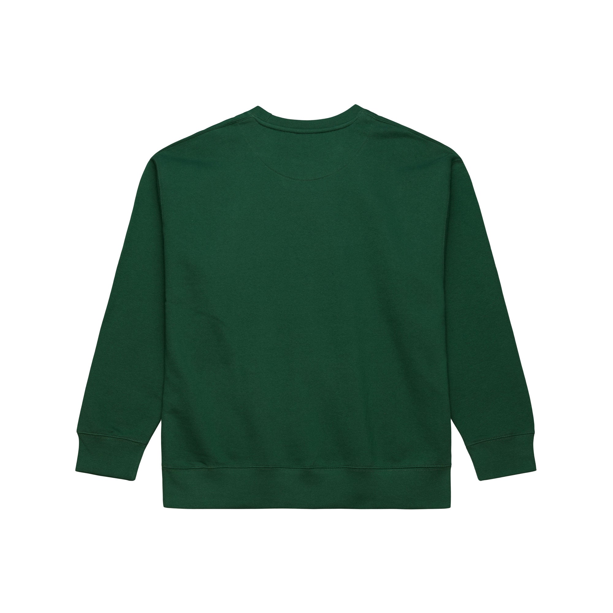 Back: Green crew, no design on back