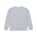 Back: Grey sweater, no design on back