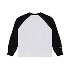 Back: White crew, black shoulders/sleeves, Mitchell & Ness wordmark on right sleeve