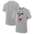 Front/Back: Grey tee, Struttin' Stormy hoisting the Stanley Cup on front