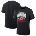 Front/Back: Black tee, Red/white "2026 Eastern Conference Champions" graphics with Primary logo, "HURRICANES" below wording
