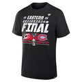 Front: Matchup tee of Hurricanes/Canadians, "EASTERN CONFERENCE FINAL 2026" in white/silver