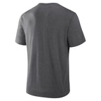 Back: Grey tee, no design on back