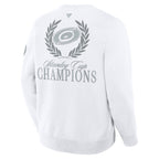 Back: Silver Primary logo with laurels, "Stanley Cup CHAMPIONS" beneath in silver