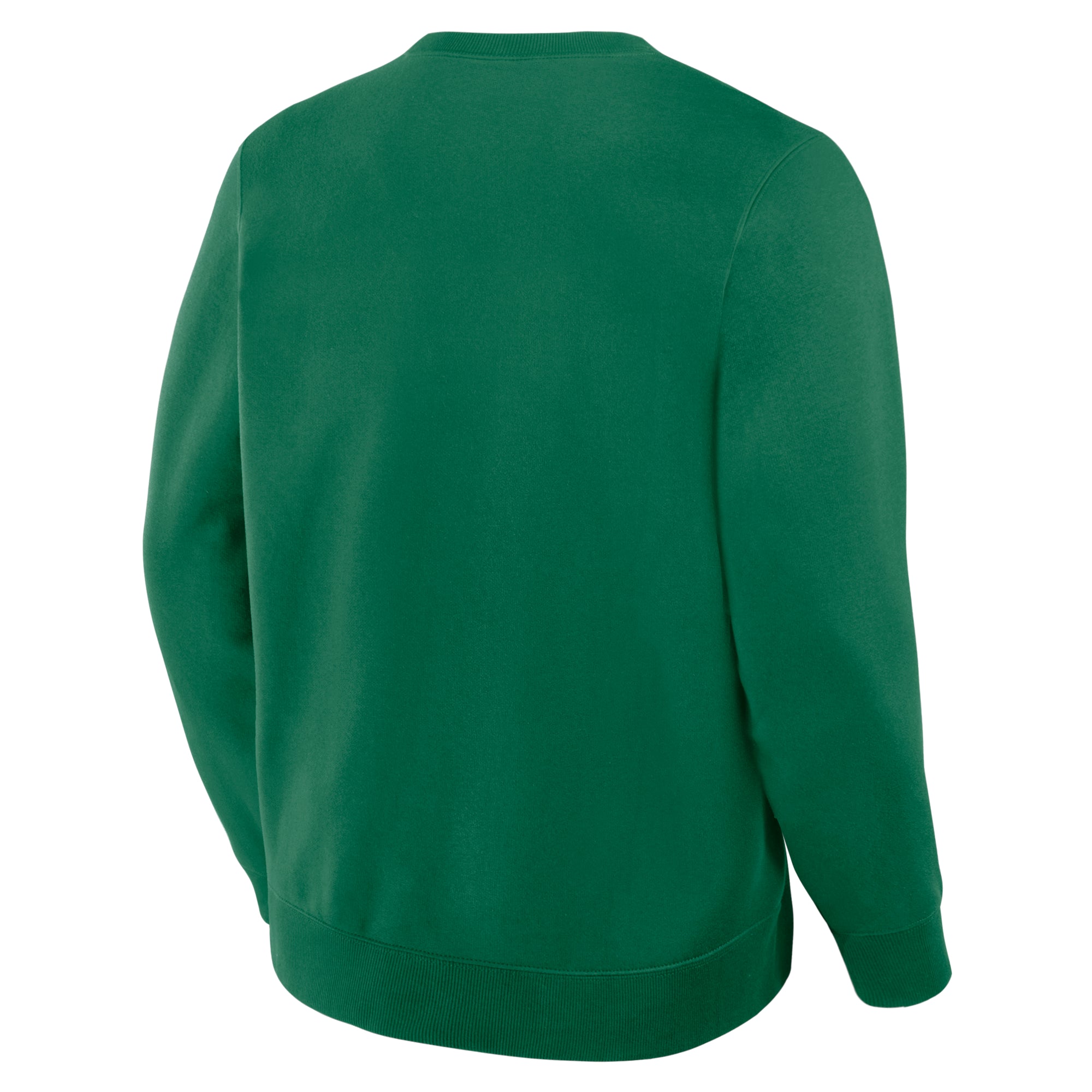 Back: Green crewneck