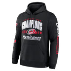 Front: "Stanley Cup Champions Hurricanes 2026" with Primary logo on front, artwork on sleeves