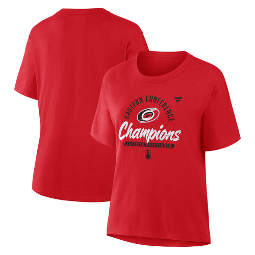 Front/Back: Red tee, "Eastern Conference Champions" in red/black with Primary logo in center of wording