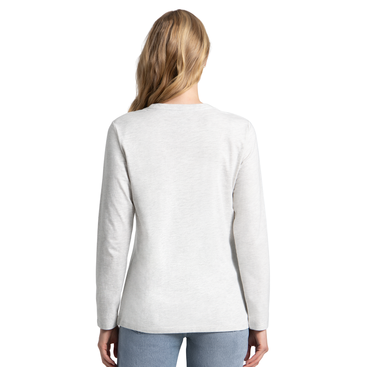 Back: White longsleeve, no design on back