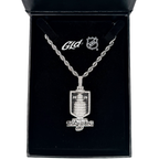 Rope chain with pendant of 2026 Carolina Hurricanes Stanley Cup Champions logo