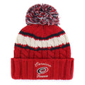 "Carolina Hurricanes" in cursive with Primary logo on cuff