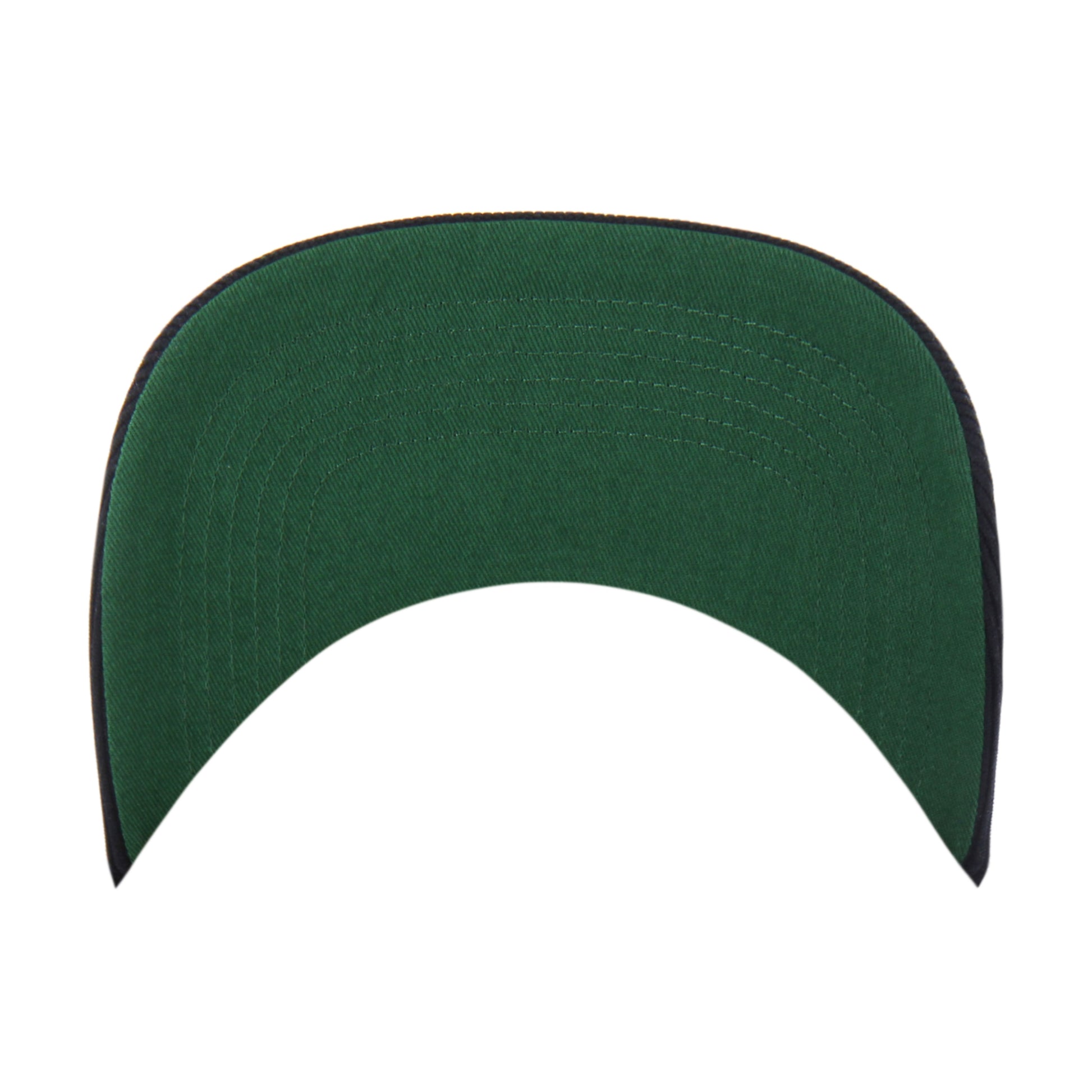 Under: Green underbrim with black trim