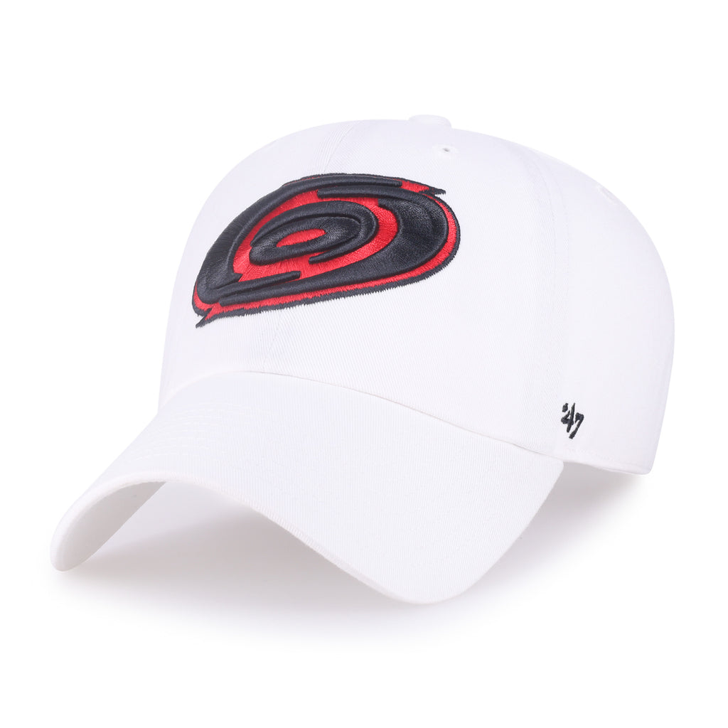 Front: White hat, Tonal Primary logo on front, black 47 logo on left