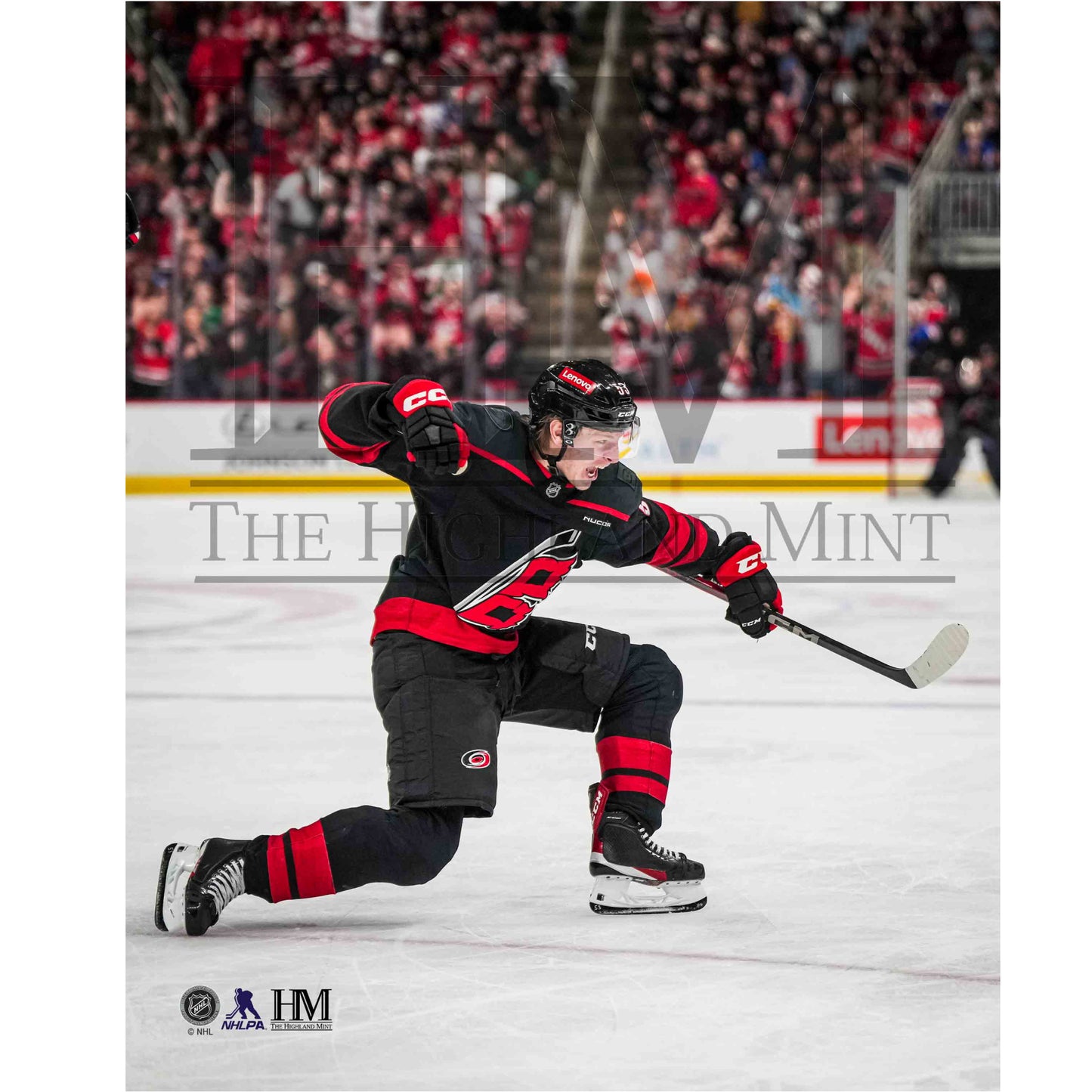 Photo of Jackson Blake celebrating a goal during a home game