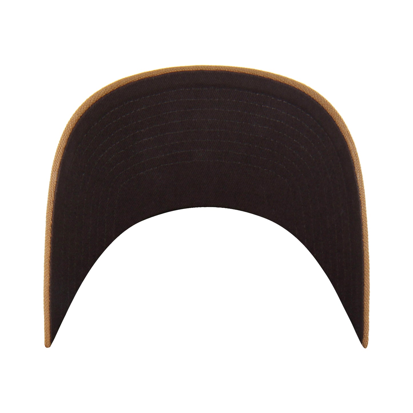 Under: Black underbrim with brown trim