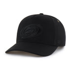 Front: Black hitched hat, blackout Primary logo on front