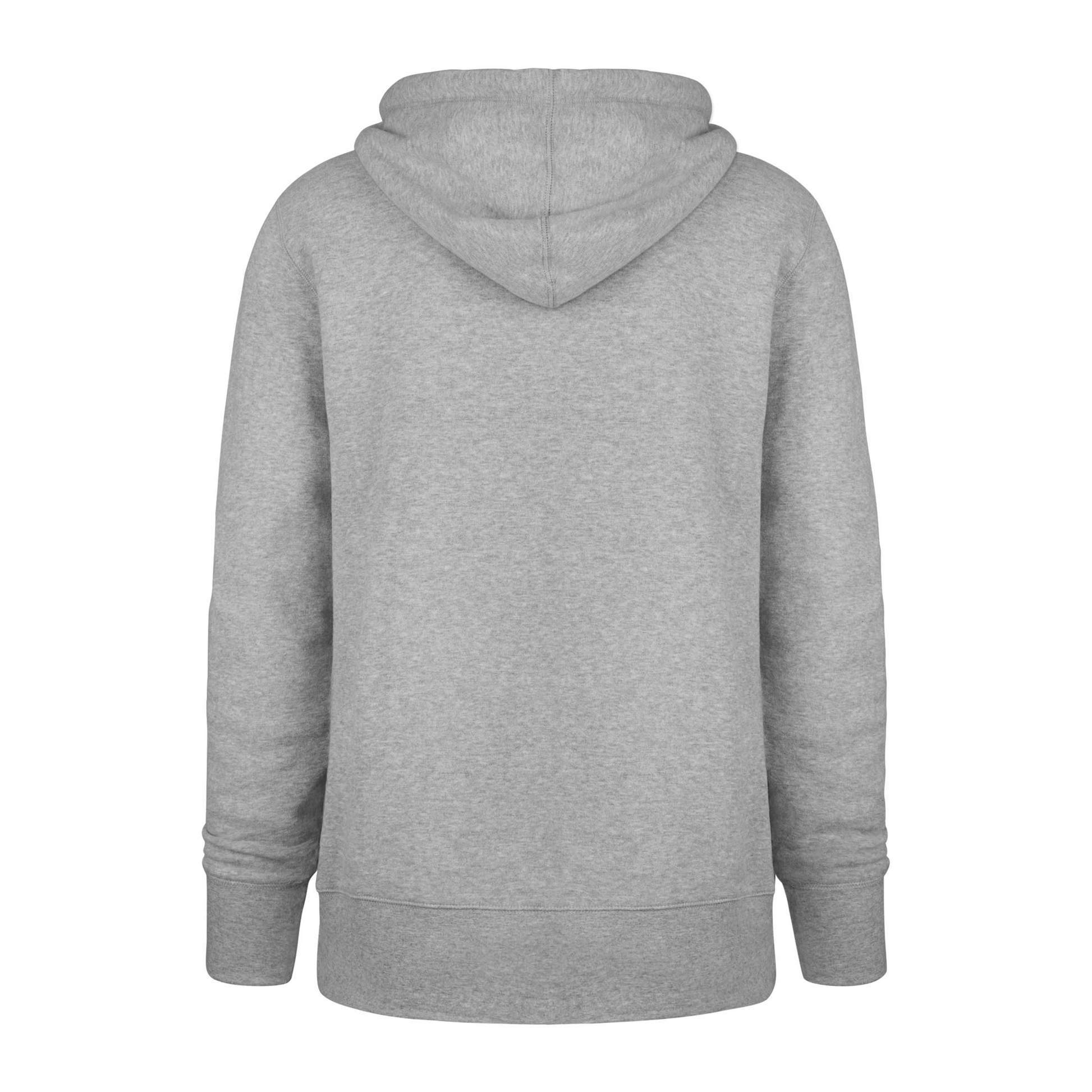 Back: Blank gray hoodie