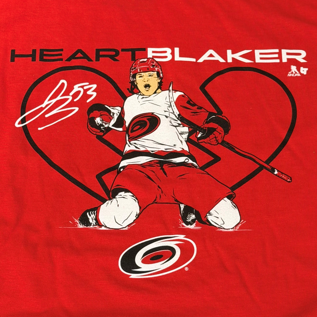 Close-up of the art on the tee