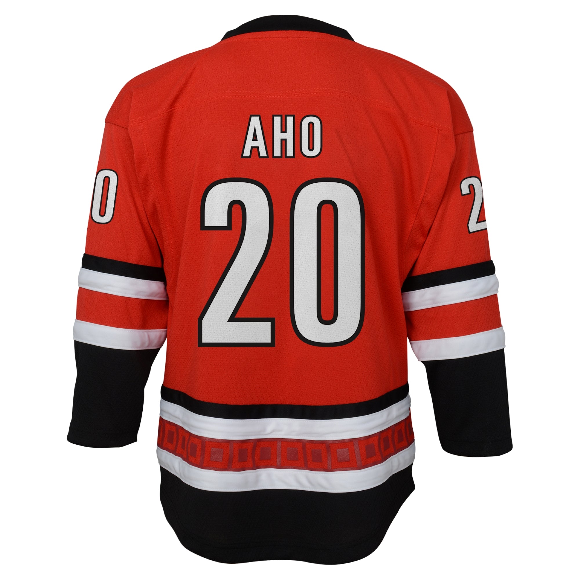 Back: "AHO 20" in white with black trim on back