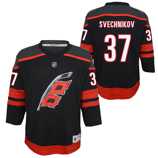 Outerstuff Svechnikov Youth Black Jersey