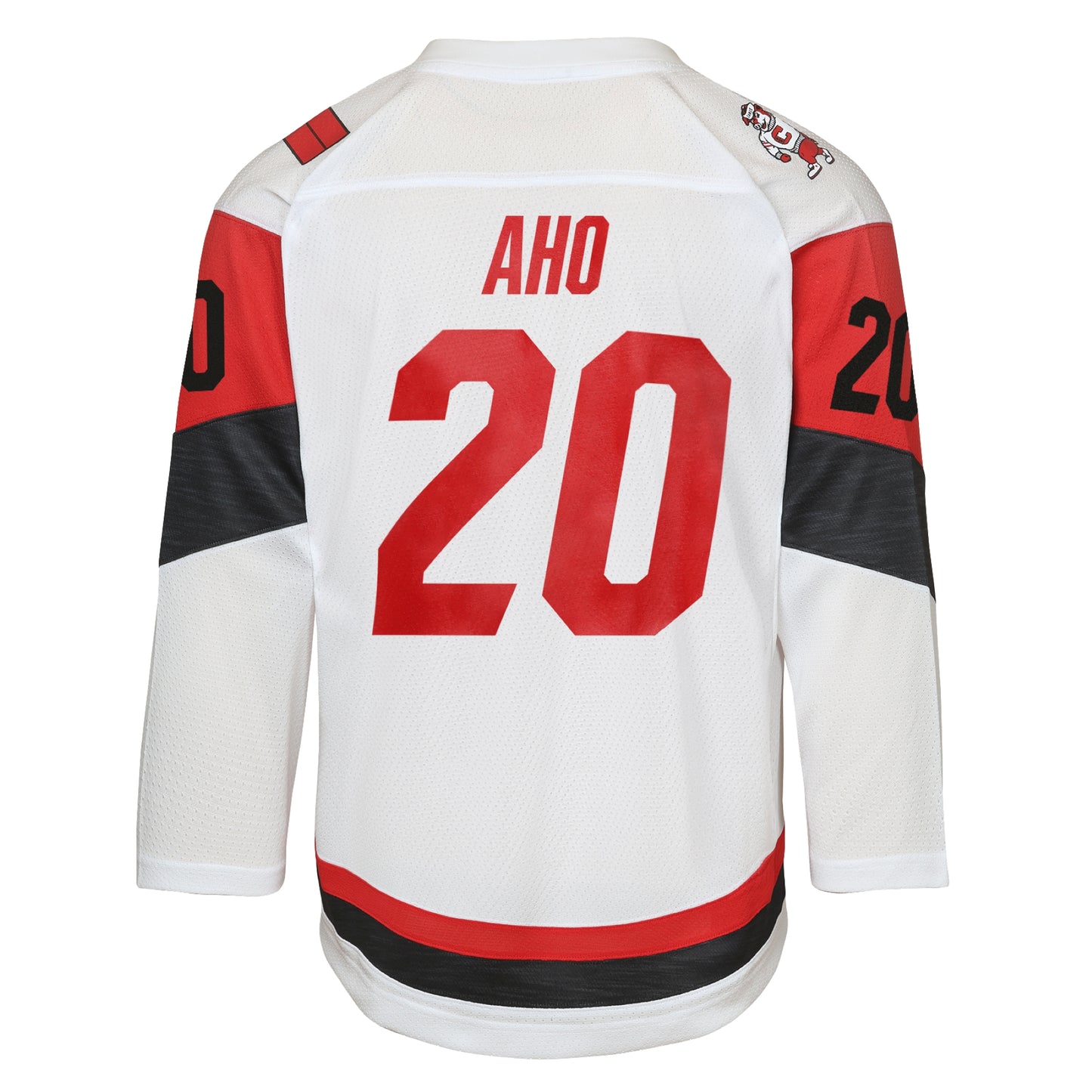 Outerstuff Youth White 25 Aho Jersey