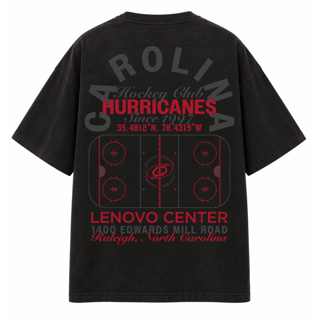 Line Change Ladies Charcoal Rink Oversided Tee