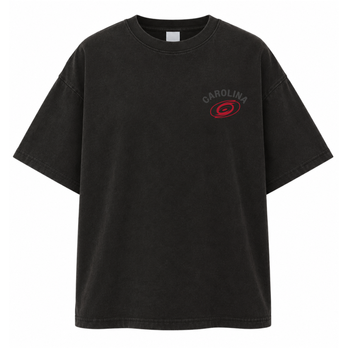 Line Change Ladies Charcoal Rink Oversided Tee